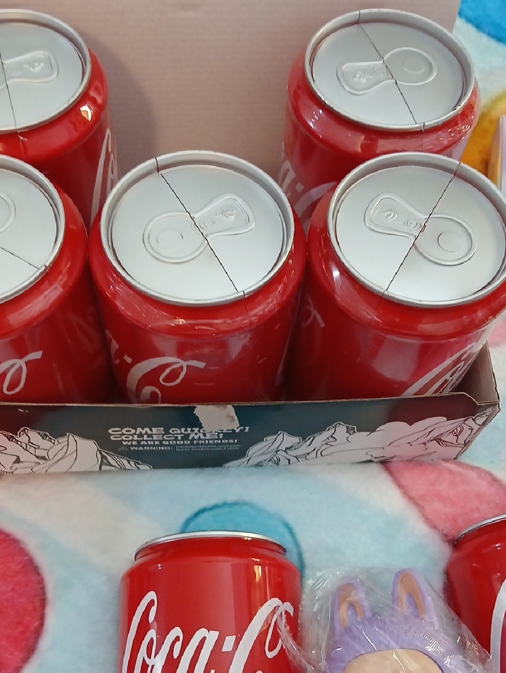 Coca-Cola Bright Red Soda Cans Pack